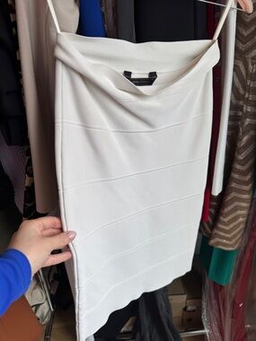 Bcbg Maxazria White Bandage Skirt SMALL